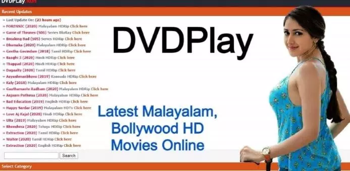 DVDPlay: Free Download Latest Malayalam, Bollywood HD Movies Online