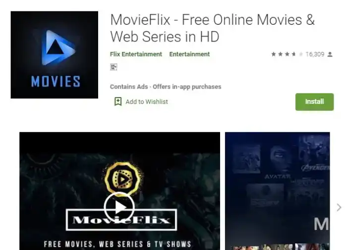 MovieFlix: Now Watching any Movie in Just One Click