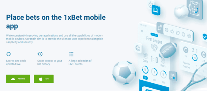 1xBet.apk Download Mobile App for Android in India