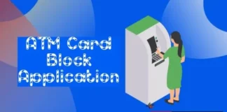 ATM Card Block Application in English & Hindi