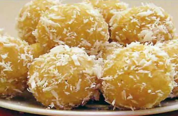 Coconut Mishri Ladoo