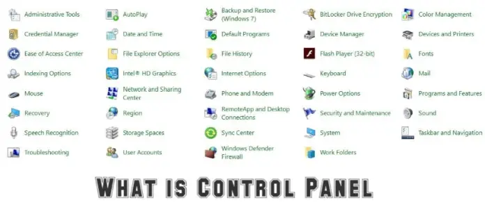 What is Control Panel? Learn Functions of Control Panel In Very Simple Language!
