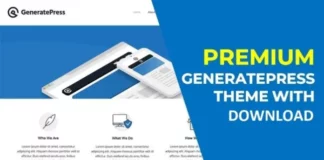 Generate Press Premium Theme Free Download - 2022