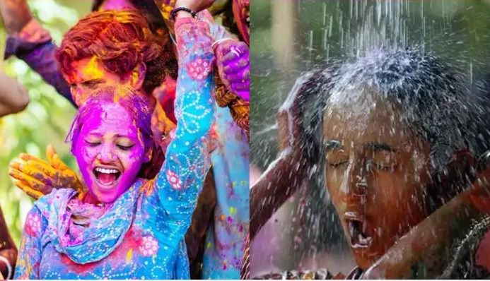 After Playing Holi Bathing Tips